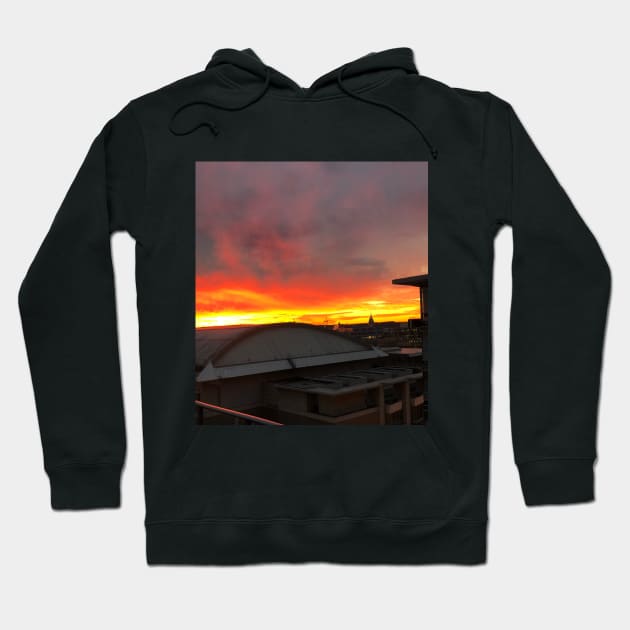 sunset Hoodie by IssaSnackllc